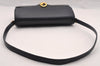 Authentic GUCCI Vintage Shoulder Bag Purse Leather Navy Blue 3253I