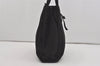 Authentic PRADA Vintage Nylon Tessuto Leather Shoulder Hand Bag Black 3254I