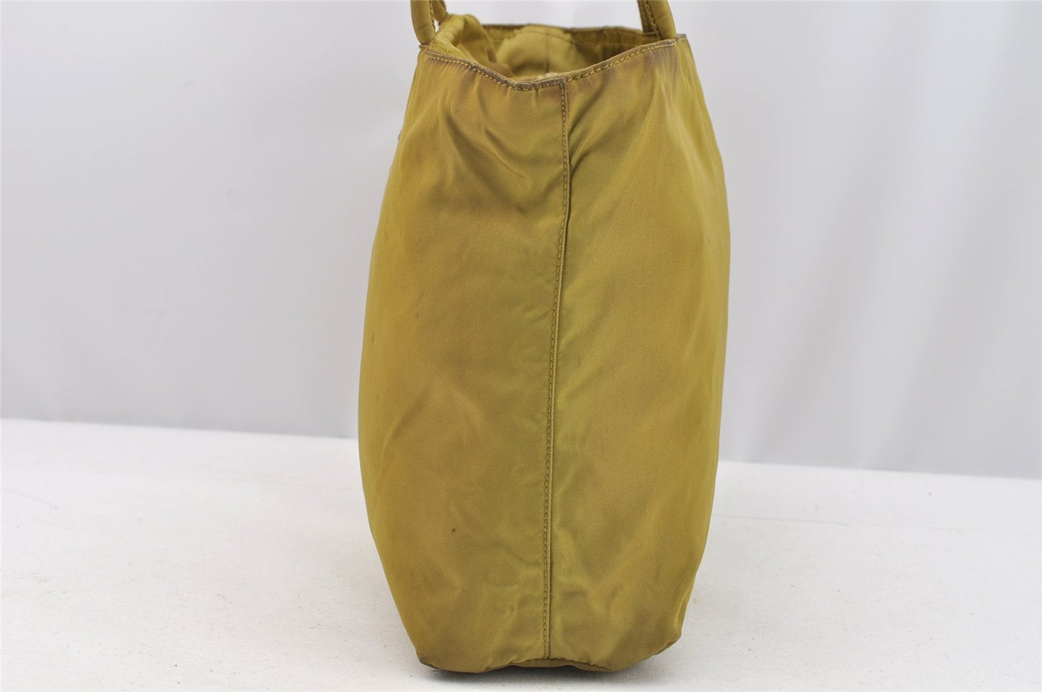 Authentic PRADA Vintage Nylon Tessuto Shoulder Tote Hand Bag Light Green 3255I