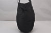 Authentic PRADA VELA SPORT Nylon Tessuto Leather Tote Bag BR0407 Black 3260I