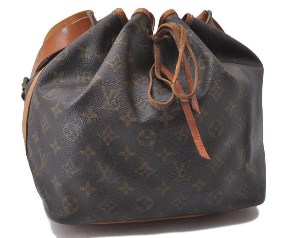 Authentic Louis Vuitton Monogram Petit Noe Shoulder Bag M42226 LV 3261D