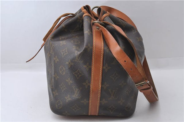 Authentic Louis Vuitton Monogram Petit Noe Shoulder Bag M42226 LV 3261D