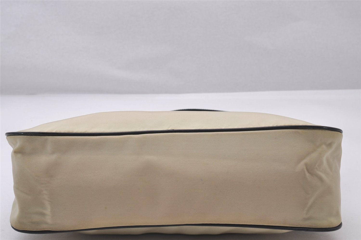 Authentic PRADA Nylon Tessuto Leather Shoulder Cross Body Bag White Junk 3261I