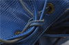 Authentic Louis Vuitton Epi Petit Noe Blue Shoulder Bag M44105 LV 3262D