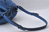 Authentic Louis Vuitton Epi Petit Noe Blue Shoulder Bag M44105 LV 3262D