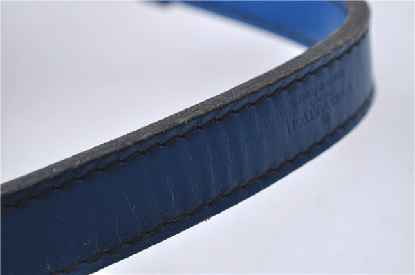 Authentic Louis Vuitton Epi Petit Noe Blue Shoulder Bag M44105 LV 3262D