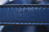 Authentic Louis Vuitton Epi Petit Noe Blue Shoulder Bag M44105 LV 3262D