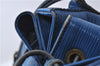 Authentic Louis Vuitton Epi Petit Noe Blue Shoulder Bag M44105 LV 3262D