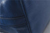 Authentic Louis Vuitton Epi Petit Noe Blue Shoulder Bag M44105 LV 3262D