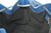 Authentic Louis Vuitton Epi Petit Noe Blue Shoulder Bag M44105 LV 3262D