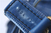 Authentic Louis Vuitton Epi Petit Noe Blue Shoulder Bag M44105 LV 3262D