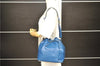 Authentic Louis Vuitton Epi Petit Noe Blue Shoulder Bag M44105 LV 3262D