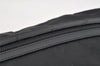 Authentic PRADA Tessuto Saffiano Nylon Leather Pouch Purse 2N0029 Black 3263I