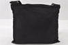 Authentic PRADA Nylon Tessuto Leather Shoulder Cross Body Bag Purse Black 3266I