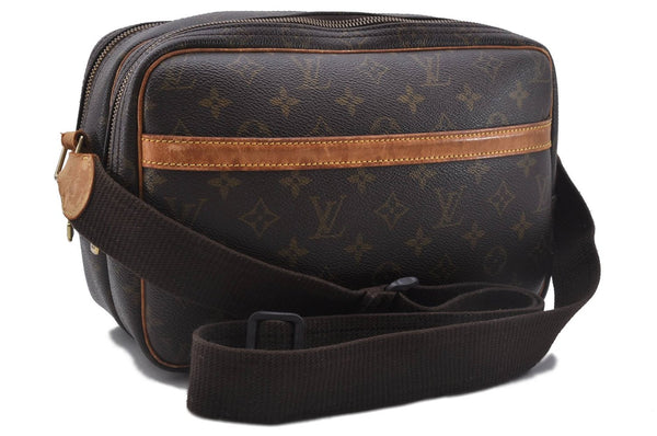 Auth Louis Vuitton Monogram Reporter PM Shoulder Cross Body Bag M45254 LV 3267D