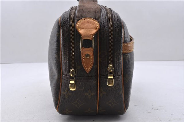 Auth Louis Vuitton Monogram Reporter PM Shoulder Cross Body Bag M45254 LV 3267D