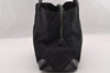 Authentic PRADA Nylon Tessuto Leather Shoulder Hand Bag Purse Black 3268I