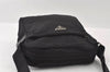 Authentic PRADA Vela Sport Nylon Tessuto Leather Shoulder Bag BT0168 Black 3270I