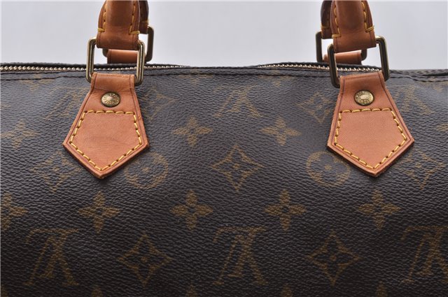 Authentic Louis Vuitton Monogram Speedy 40 Hand Bag M41522 LV 3271D