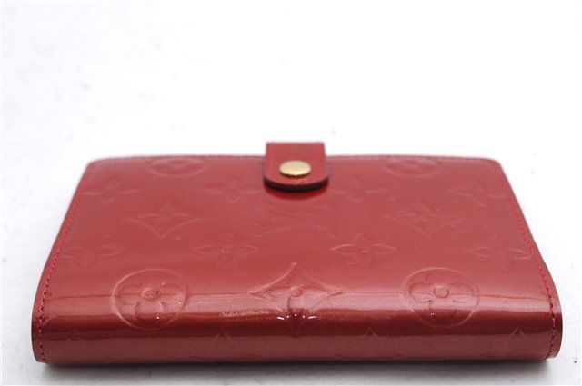 Authentic Louis Vuitton Vernis Agenda PM Notebook Cover Red R21016 LV 3271E