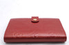 Authentic Louis Vuitton Vernis Agenda PM Notebook Cover Red R21016 LV 3271E