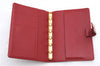 Authentic Louis Vuitton Vernis Agenda PM Notebook Cover Red R21016 LV 3271E