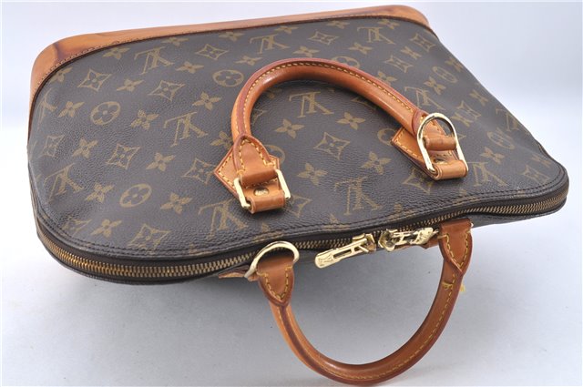 Authentic Louis Vuitton Monogram Alma Hand Bag Purse M51130 LV 3272E