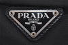 Authentic PRADA Nylon Tessuto Leather Shoulder Cross Body Bag Purse Black 3273I