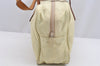 Authentic PRADA Vintage Nylon Tessuto Leather Hand Bag Purse Yellow 3274I