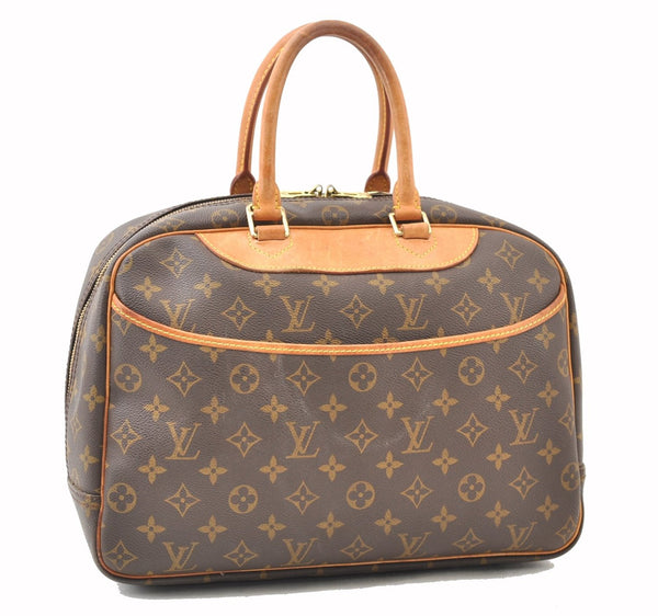 Authentic Louis Vuitton Monogram Deauville Hand Bag M47270 LV 3276F