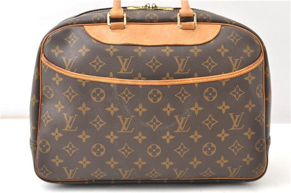 Authentic Louis Vuitton Monogram Deauville Hand Bag M47270 LV 3276F