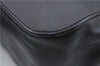 Authentic GUCCI Bamboo Hand Bag Purse Leather 0021061 Black 3277D