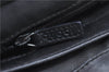 Authentic GUCCI Bamboo Hand Bag Purse Leather 0021061 Black 3277D