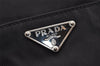 Authentic PRADA Nylon Tessuto Leather Shoulder Hand Bag Purse Black 3278I