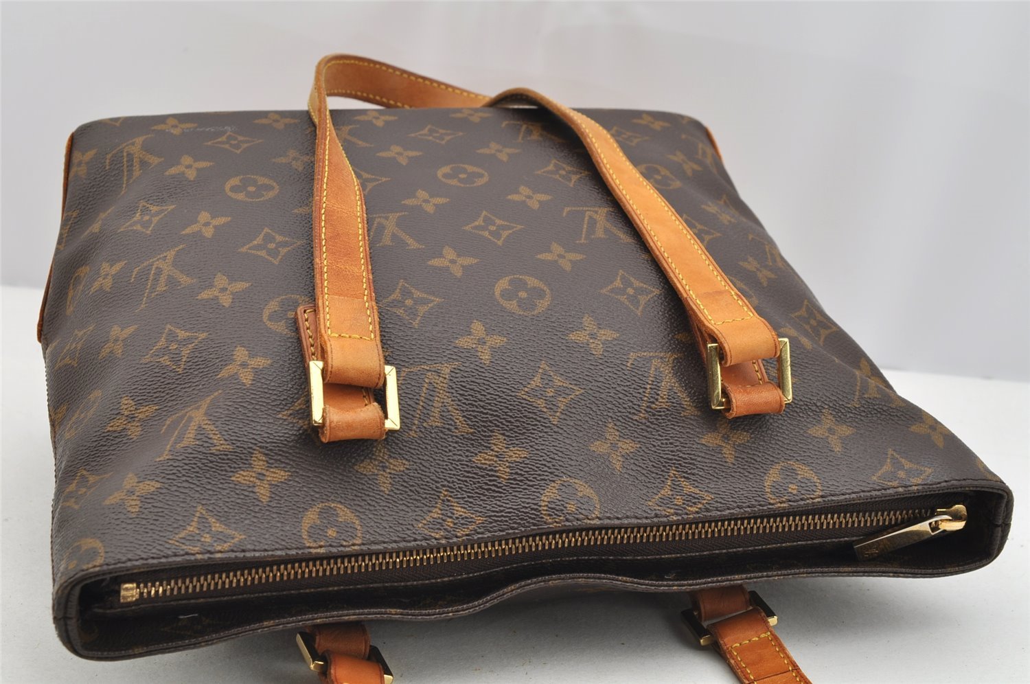 Authentic Louis Vuitton Monogram Cabas Piano Shoulder Tote Bag M51148 LV 3282I