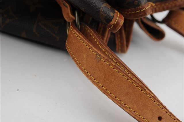 Authentic Louis Vuitton Monogram Noe Shoulder Drawstring Bag M42224 LV 3283F