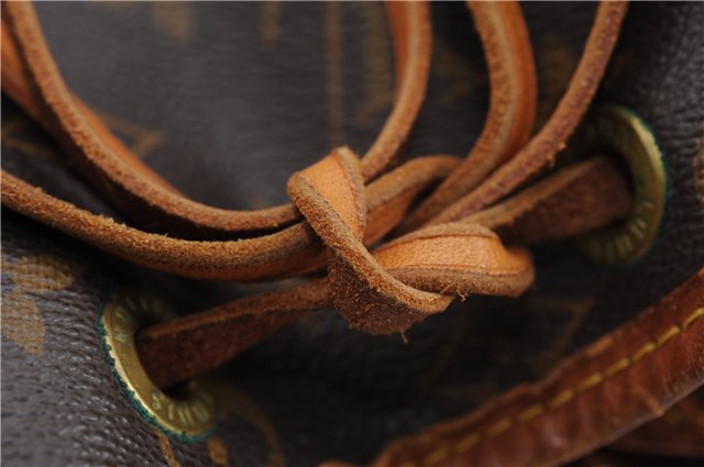 Authentic Louis Vuitton Monogram Noe Shoulder Drawstring Bag M42224 LV 3283F