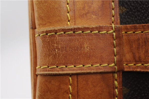 Authentic Louis Vuitton Monogram Noe Shoulder Drawstring Bag M42224 LV 3283F