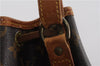 Authentic Louis Vuitton Monogram Noe Shoulder Drawstring Bag M42224 LV 3283F