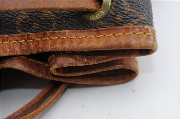 Authentic Louis Vuitton Monogram Noe Shoulder Drawstring Bag M42224 LV 3283F