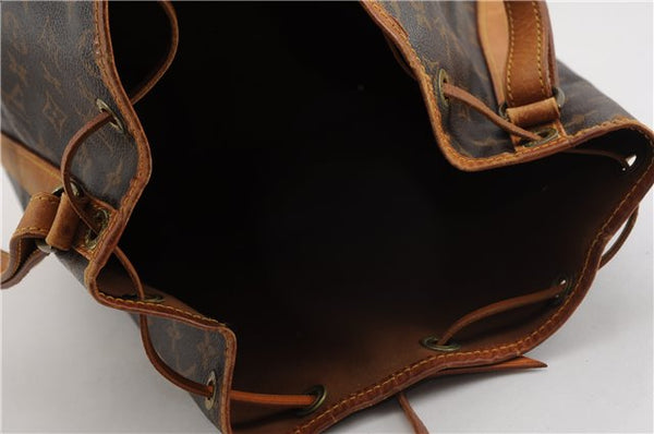 Authentic Louis Vuitton Monogram Noe Shoulder Drawstring Bag M42224 LV 3283F
