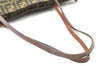 Authentic FENDI Zucca Vintage Shoulder Tote Bag Nylon Leather Brown 3284I
