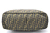 Authentic FENDI Zucca Vintage Shoulder Tote Bag Nylon Leather Brown 3284I