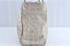 Authentic CHANEL New Travel Line Shoulder Tote Bag Nylon Leather Beige 3287D