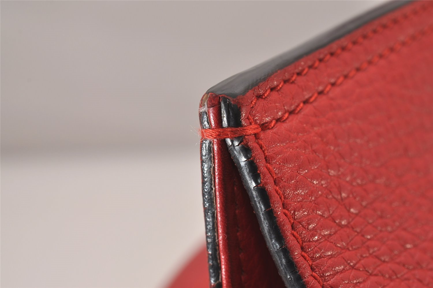 Authentic GUCCI Bamboo Daily 2Way Hand Shoulder Bag Leather 370880 Red 3287I