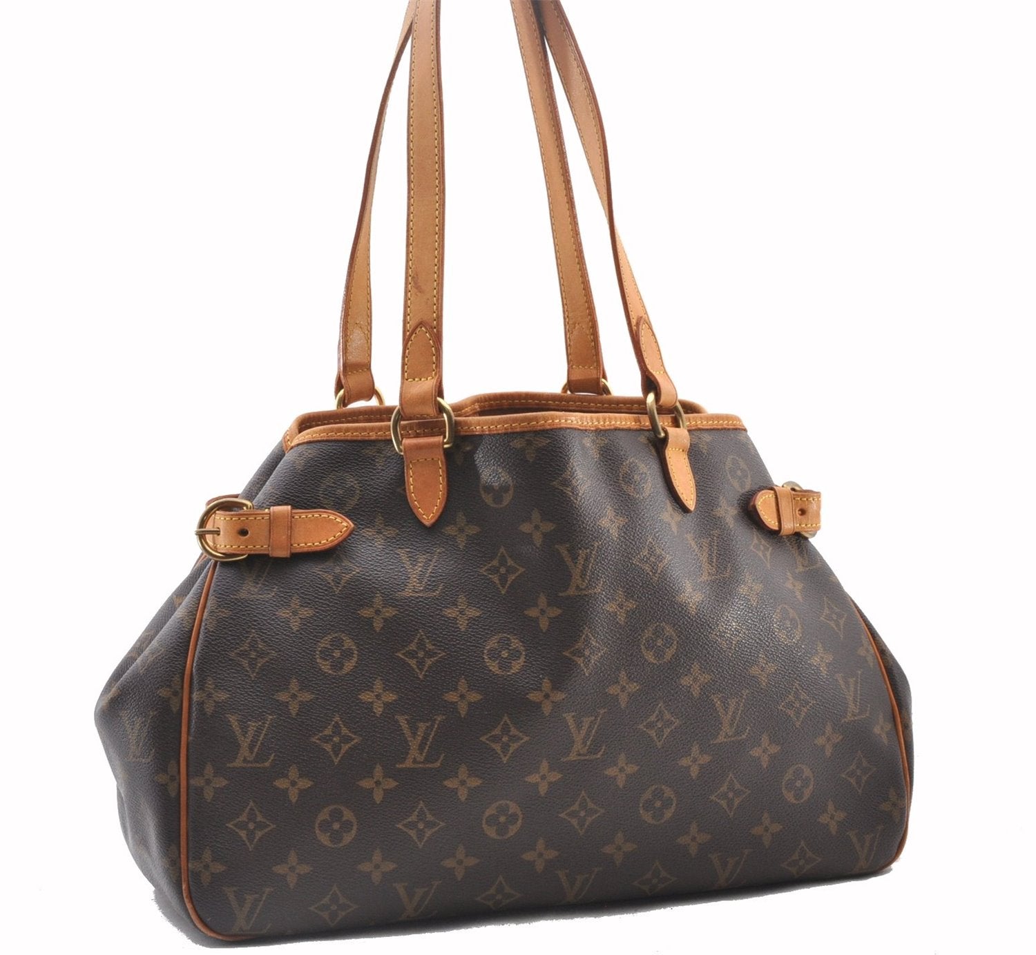 Authentic Louis Vuitton Monogram Batignolles Horizontal Tote Bag M51154 LV 3290F