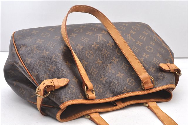 Authentic Louis Vuitton Monogram Batignolles Horizontal Tote Bag M51154 LV 3290F