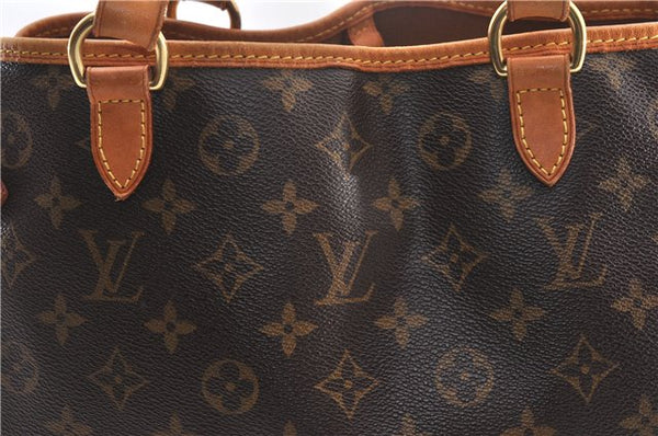 Authentic Louis Vuitton Monogram Batignolles Horizontal Tote Bag M51154 LV 3290F