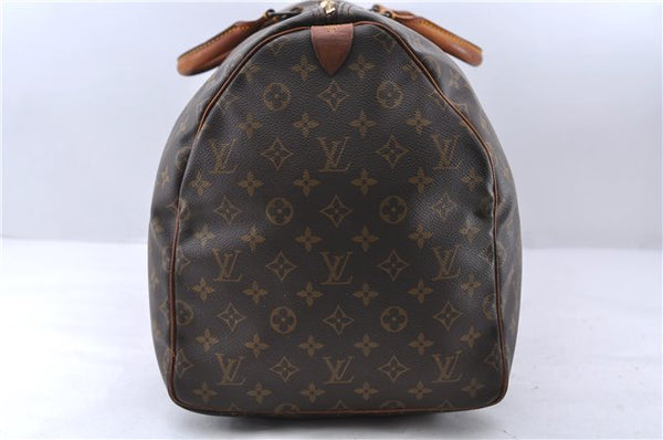 Authentic LOUIS VUITTON Monogram Keepall 55 Boston Bag M41424 LV 3291C