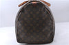 Authentic LOUIS VUITTON Monogram Keepall 55 Boston Bag M41424 LV 3291C